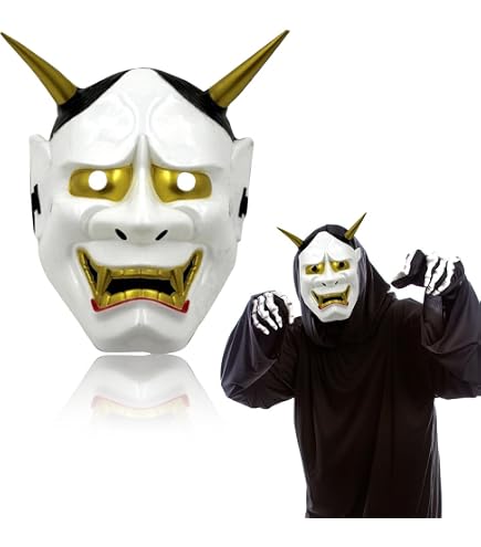 Amazon.co.jp: ZOYUBS 般若 お面 般若の御面 お面 はんにゃ 鬼のお面
